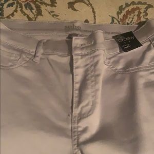 Greyish Color Skinny Leg Soho Pants